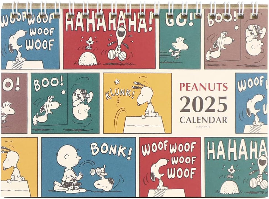 Square Snoopy 2025 Desk Calendar Mix 43PCA-3