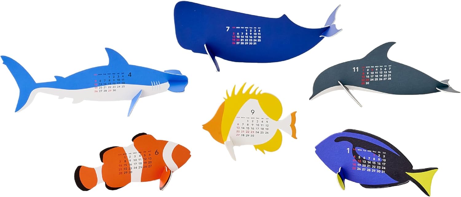 good morning 2026 desk calendar ocean 2425