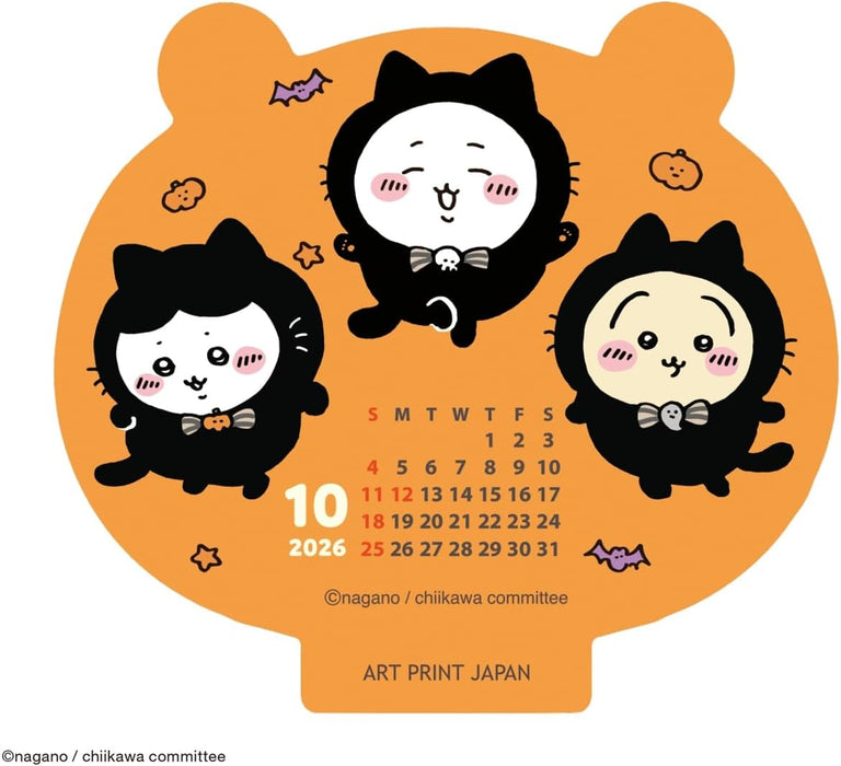 2026 Chiikawa Die-cut Desk Calendar