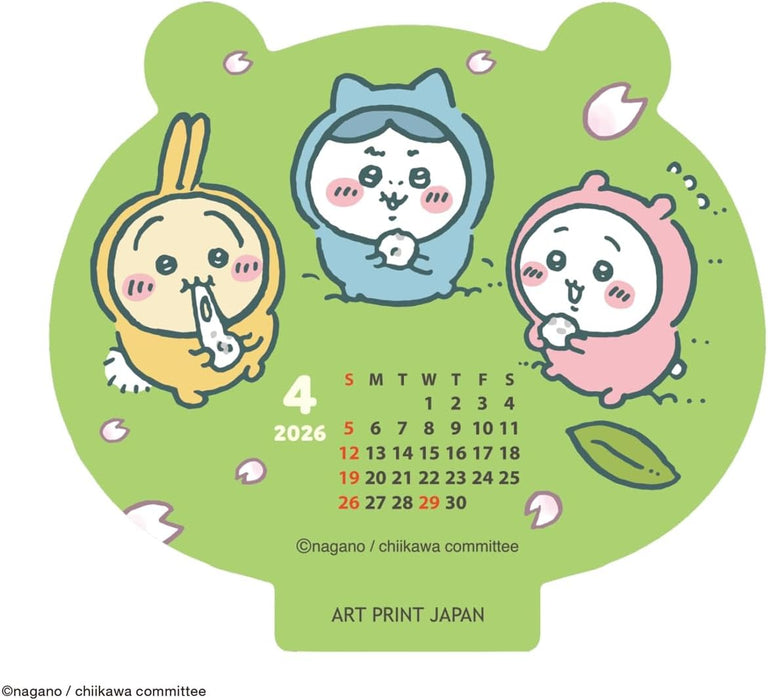2026 Chiikawa Die-cut Desk Calendar