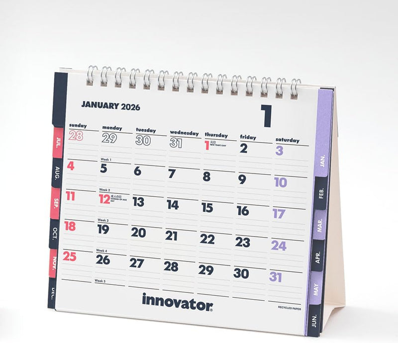 Innovator 2026 Desk Calendar M 31399006