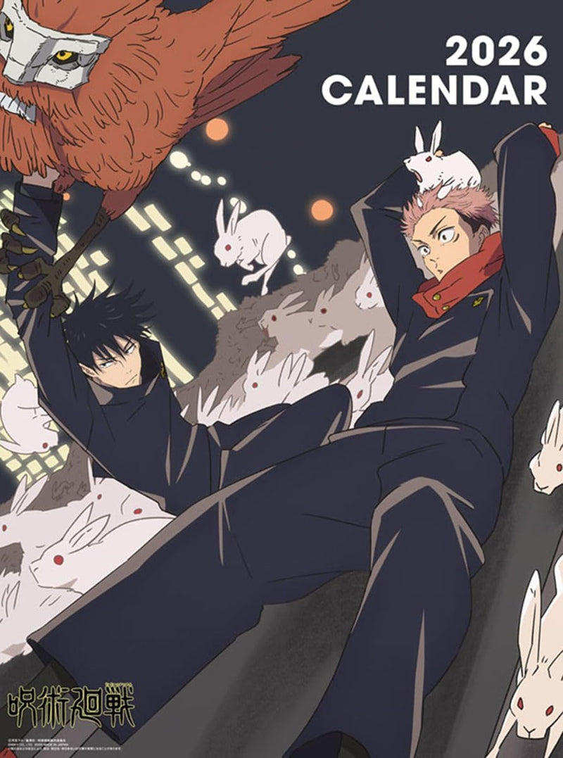Ensky TV Anime 'Jujutsu Kaisen' 2026 Wall Calendar B3 CL-019