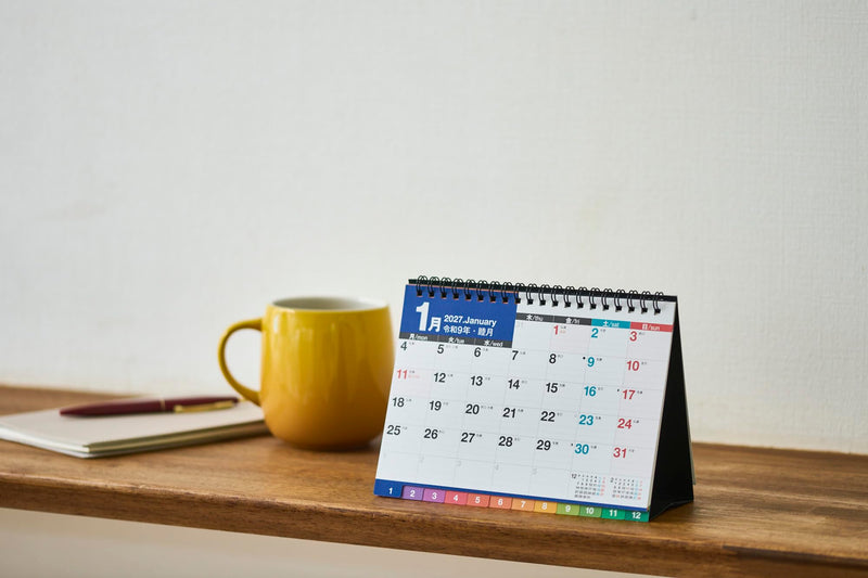 good morning 2027 desk calendar bloom 2586