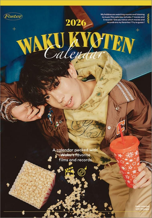 Waku Kyoten 2026 Desk Calendar CL26-0332