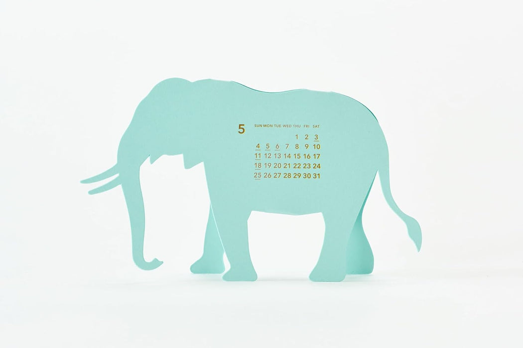 good morning 2025 desk calendar safari 2029