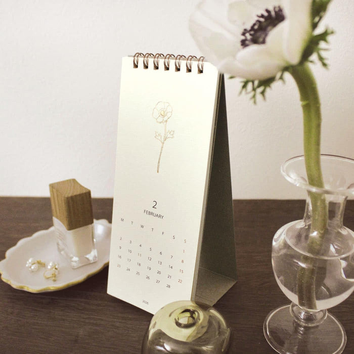 EL COMMUN MATOKA 2026 Desk Calendar Flora CAL-163