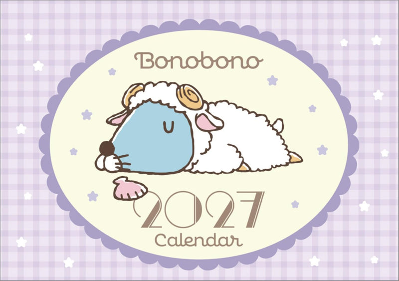 Hagoromo Bonobono 2027 Desk Calendar CL27-0106