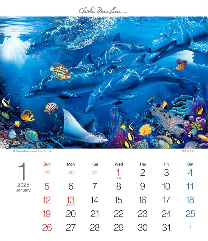 Todan 2025 Desk T Calendar Christian Riese Lassen CL25-1093