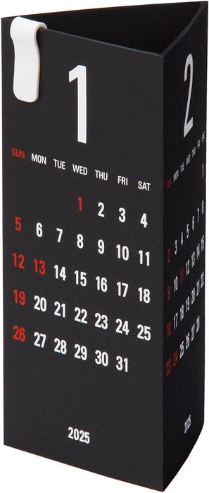 Replug 2025 Desk Calendar Triangler Black A25-442