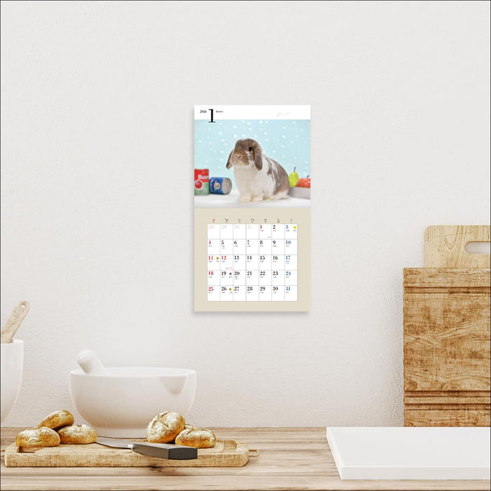 2026 Adorable Rabbit Calendar (Seibundo-shinkosha Calendar)