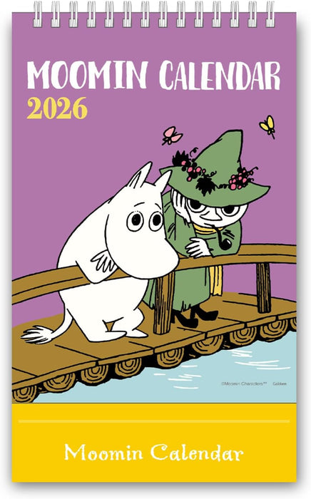 Gakken Sta:Ful 2026 Calendar Moomin Desk Calendar M10502