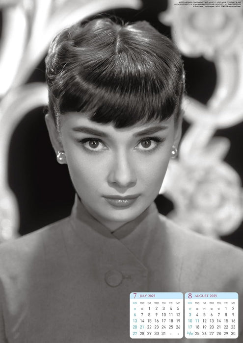 Try-X 2025 Wall Calendar Audrey Hepburn CL-341 B2