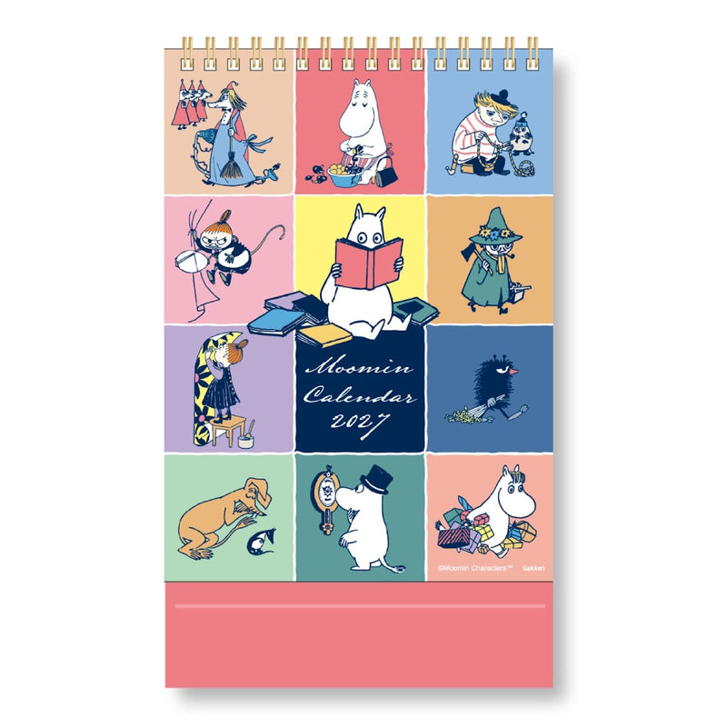 Gakken Sta:Ful 2027 Calendar Moomin Desk Calendar All Stars M09544