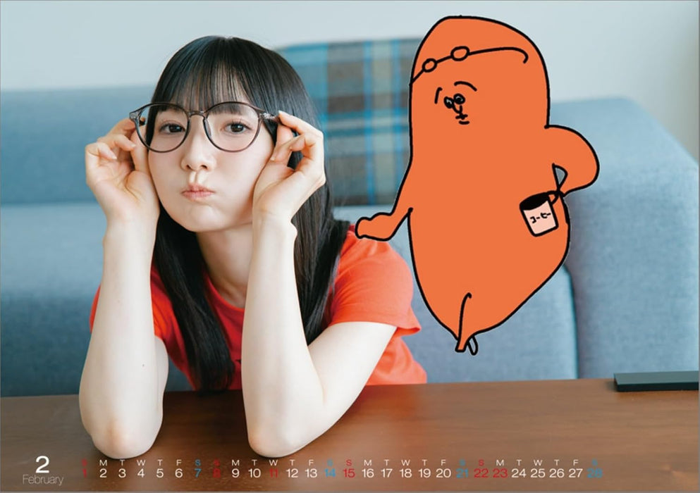 Hagoromo Wakana Maruoka 2026 Desk Calendar CL26-0208