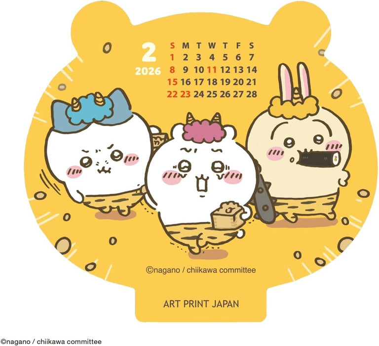 2026 Chiikawa Die-cut Desk Calendar