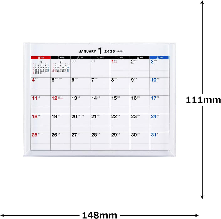Takahashi 2026 Desk Calendar A6 E133