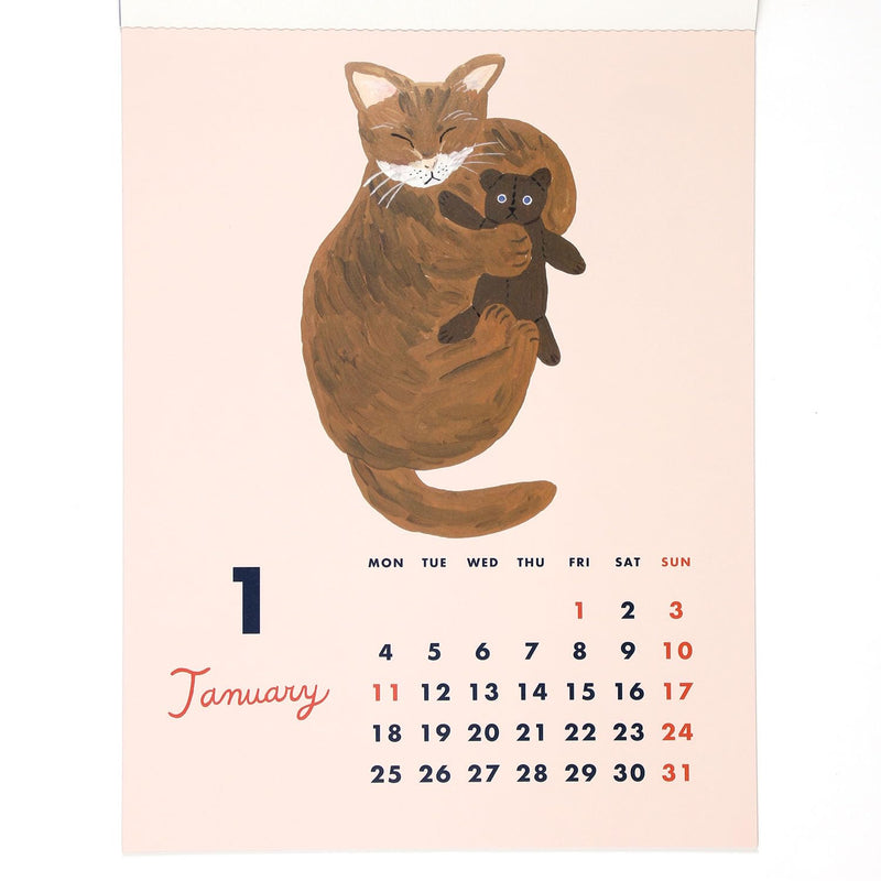 New Japan Calendar 2027 Desk Calendar Wall Desk 2way Color Index NK8546