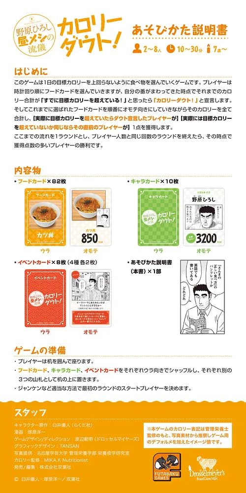 Style of Hiroshi Nohara LUNCH Calorie Doubt!