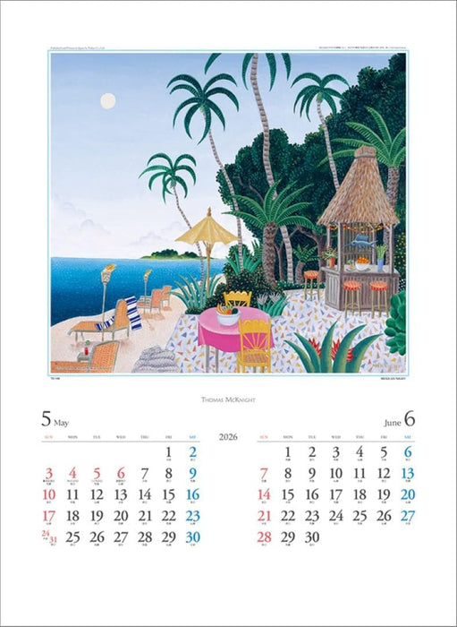 Todan 2026 Wall Calendar Thomas McKnight TD-30748 CL26-1051