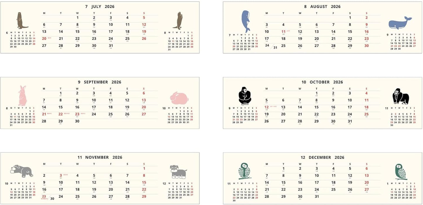 EL COMMUN MATOKA 2026 Desk Calendar Break Time CAL-151