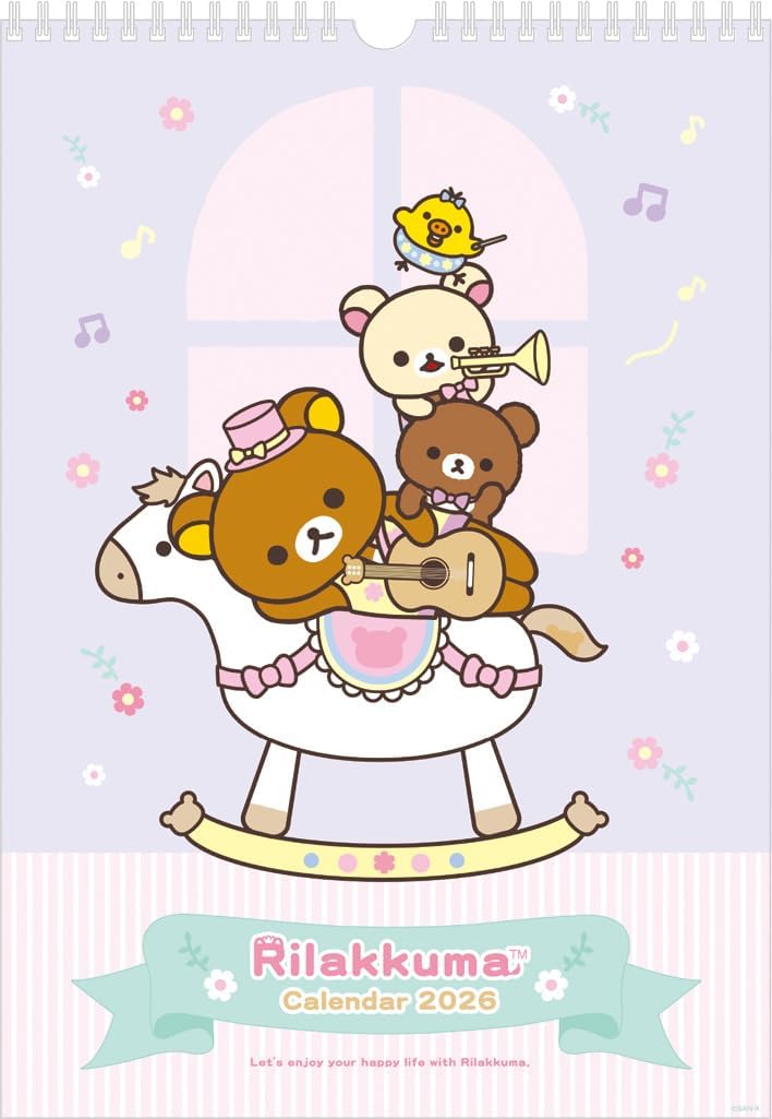 Rilakkuma Wall Calendar 2026 B4 CD39901