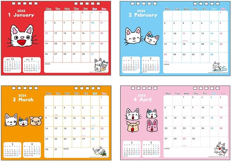 Sun-Star Stationery Nontan 2026 Desk Calendar Nontan S8521654