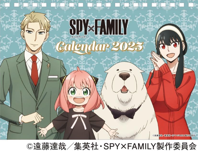 Ensky TV Anime 'SPY x FAMILY' 2025 Desk Calendar CL-011