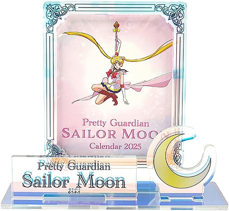 Toei Animatio Pretty Guardian Sailor Moon 2025 Acrylic Stand Calendar CL-019