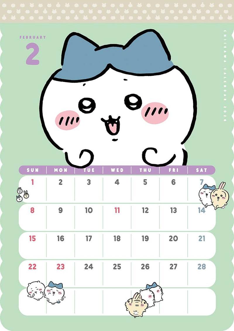 Chiikawa Calendar 2026