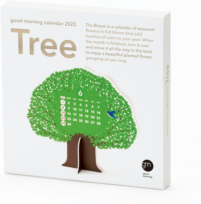 good morning 2025 desk calendar tree 2227