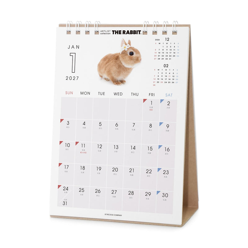 King Corporation 2027 Page-A-Day Calendar 10-go with Memo 400 x 260mm KC68603