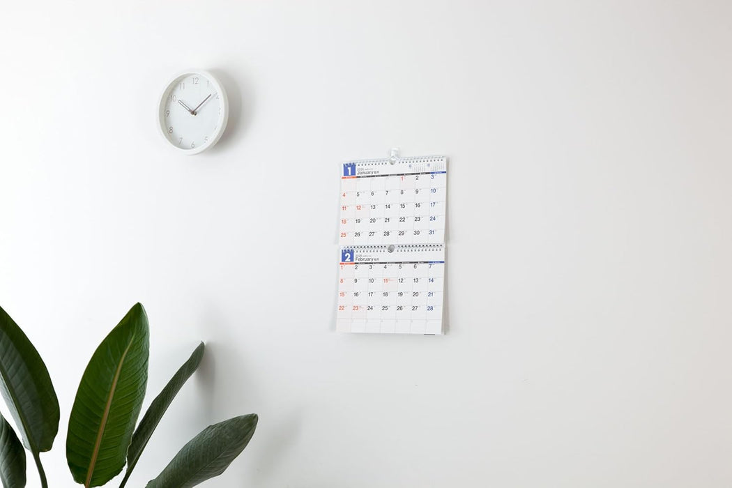 Takahashi 2026 Wall Calendar 2-Month View Double B5 Size E91