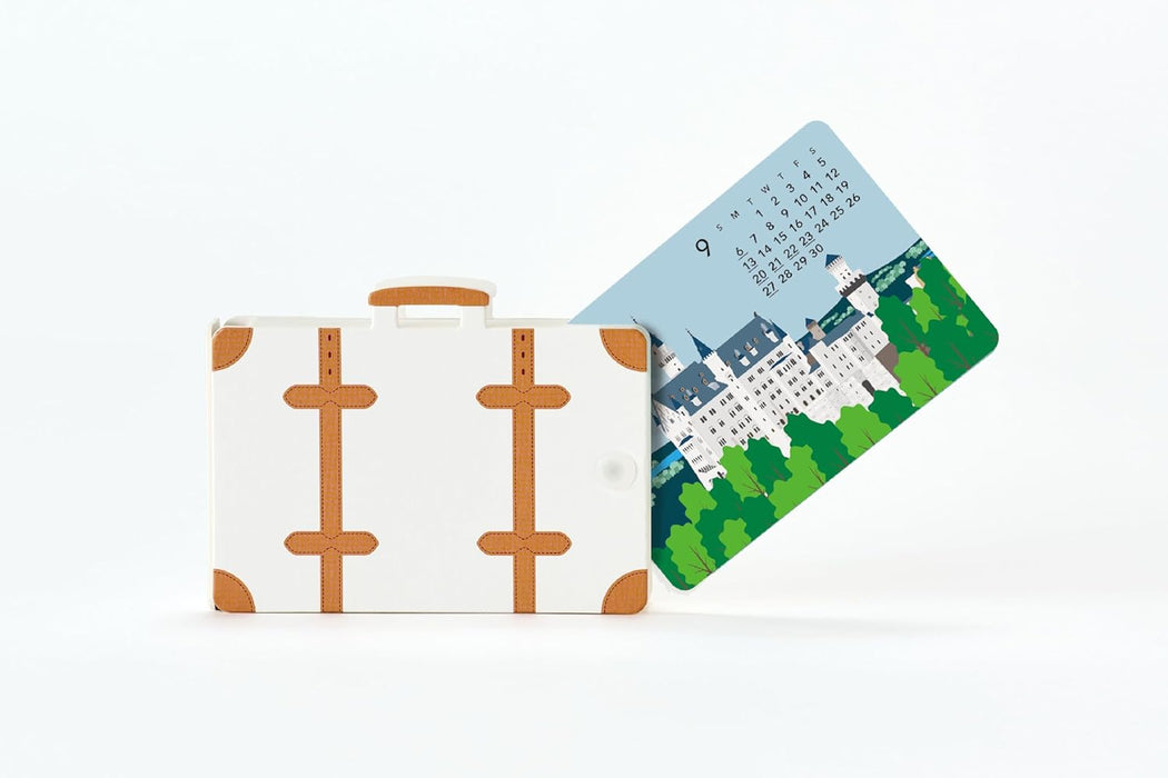 good morning 2026 desk calendar travel 2364