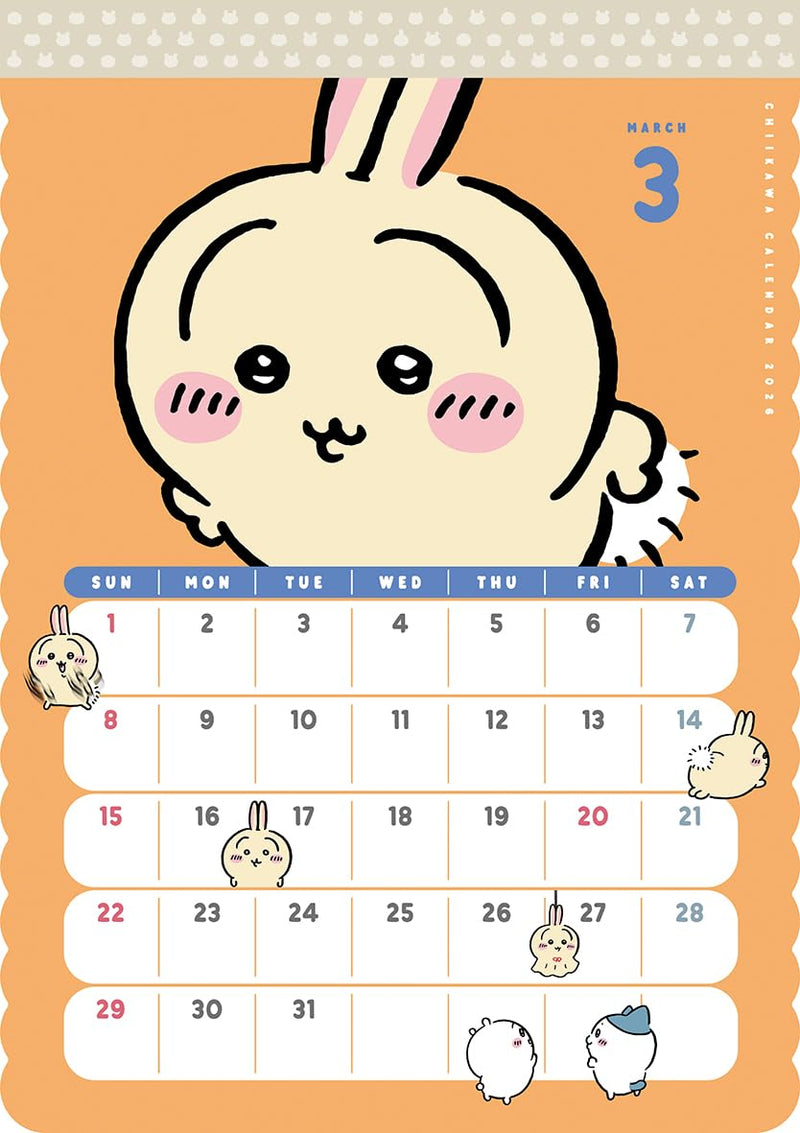 Chiikawa Calendar 2026