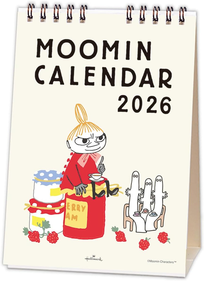 Hallmark Moomin Little My 2026 Desk Calendar Vertical Type 845605