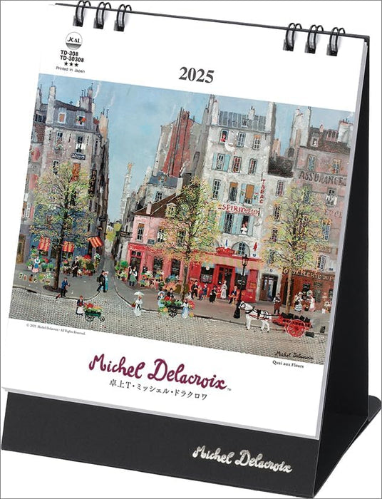 Todan 2025 Desk T Calendar Michel Delacroix CL25-1091