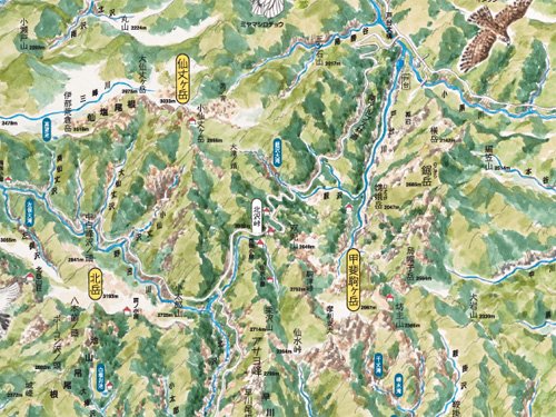 Minami-Alps Bird's-eye View