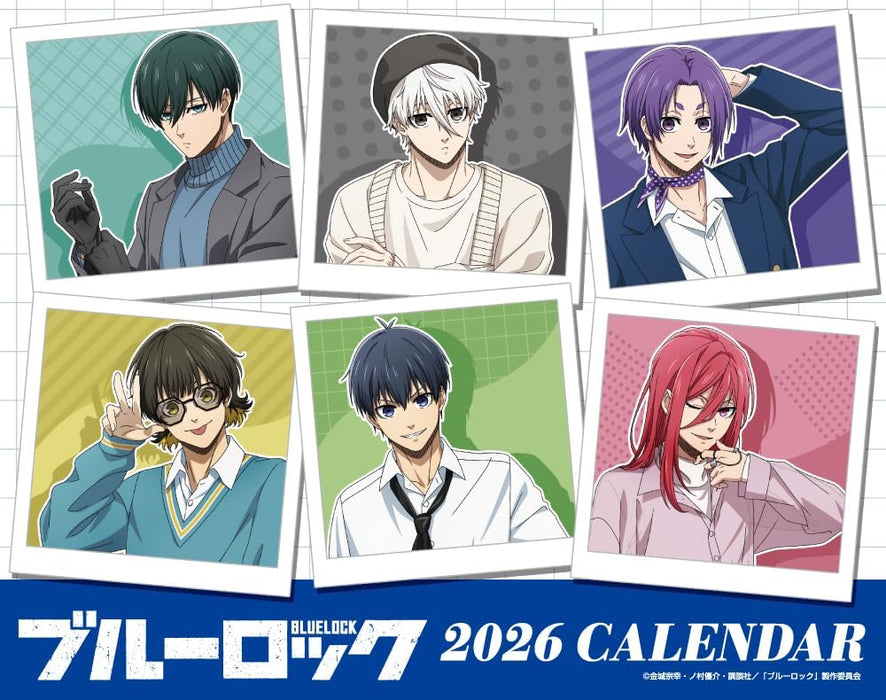 Hagoromo Blue Lock 2026 Desk Calendar CL26-0037