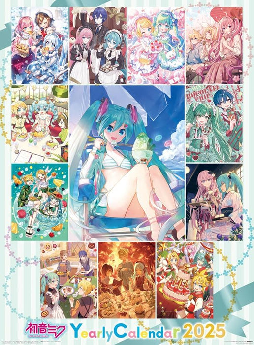 Ensky Hatsune Miku 2025 Wall Calendar CL-048