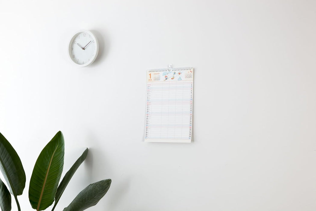 Takahashi 2026 Wall Family Calendar B4 E532