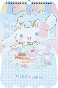 Sanrio Die Cut Calendar 2025 Cinnamoroll Wall Calendar 454516