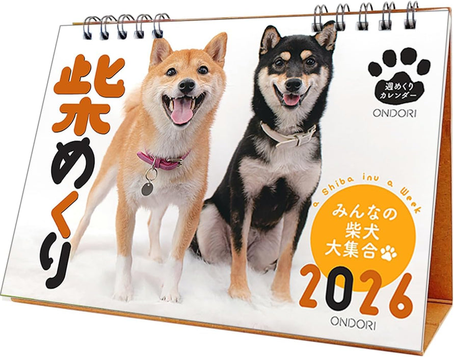 CO2 Shiba Inu 2026 Desk Calendar CK-D26-03