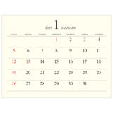 Todan 2025 Desk L Calendar Premium Gold 15.6 x 18cm TD-299