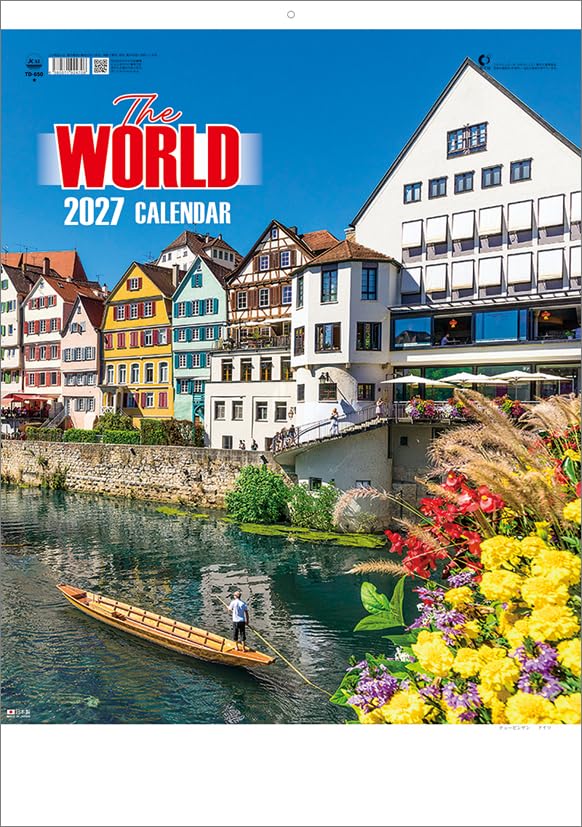 Todan 2027 Wall Calendar The World CL27-1027