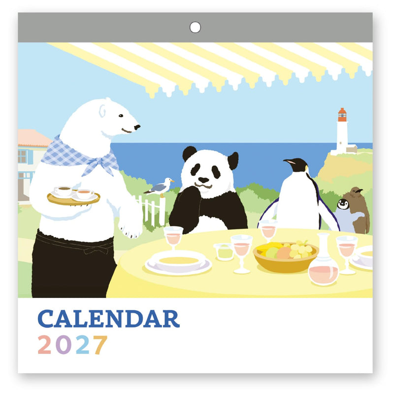 M-PLAN 2027 Cubics Desk Calendar  Petit 2-Month Monday Start Basic 204123-01-68