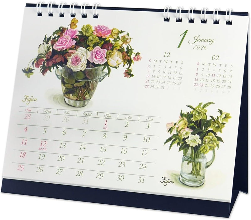 Fujico Hashimoto 2026 Desk Calendar S CAL-221