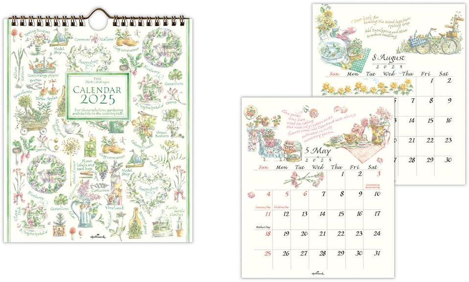 Hallmark 2025 Wall Calendar The Herb Catalogue Small 834-746