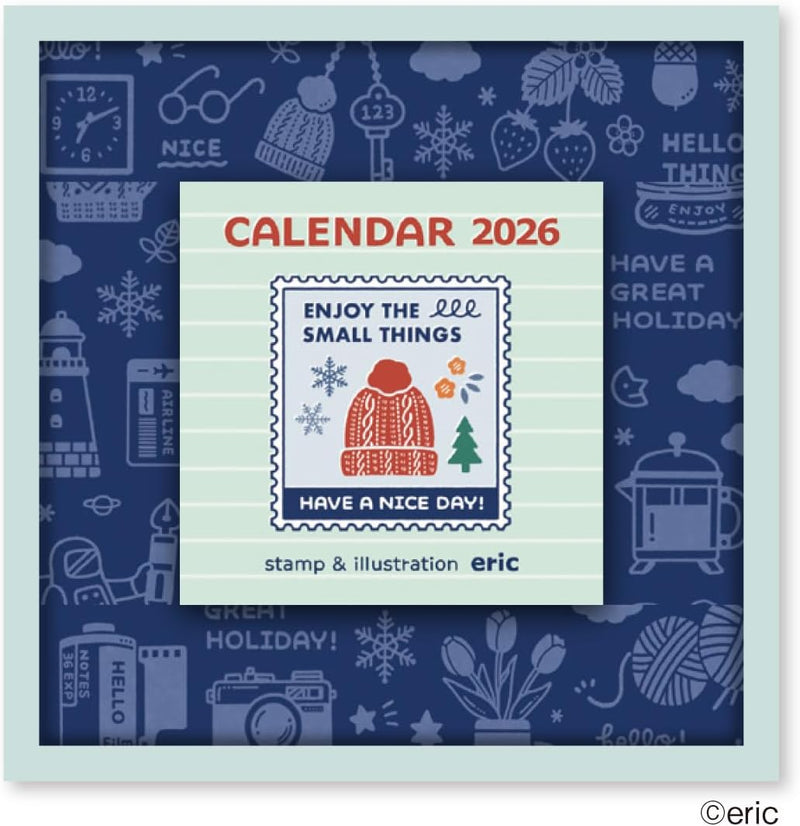 New Japan Calendar 2026 Page-A-Day Calendar eric color NK4420