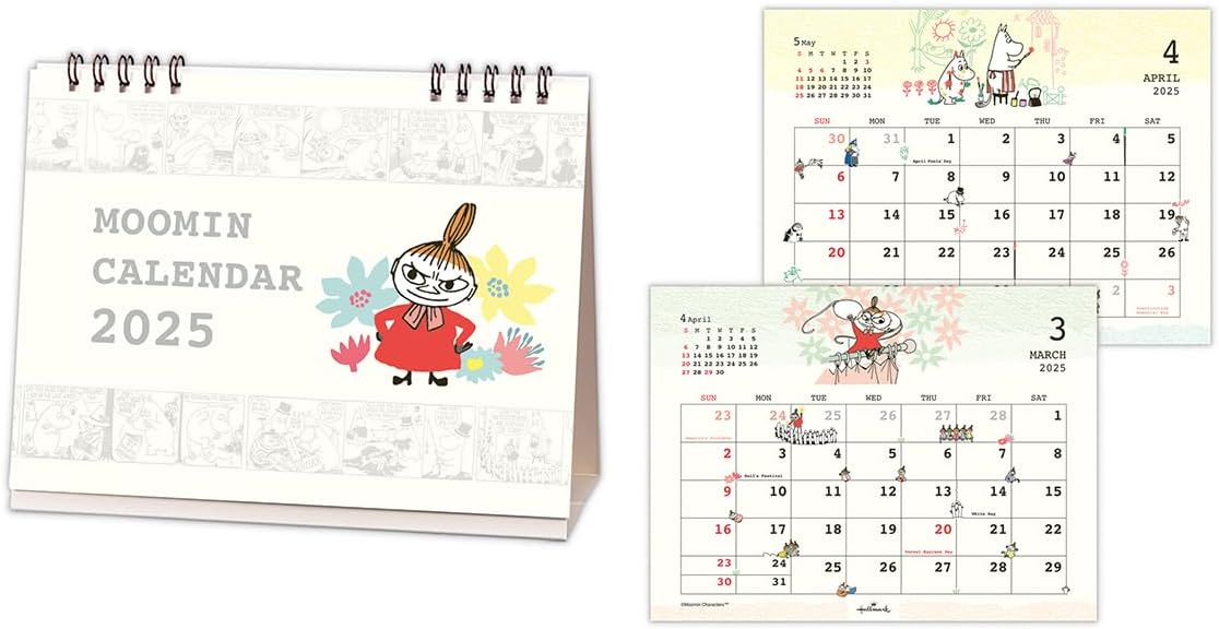 Hallmark Moomin Little My 2025 Desk Calendar 834-814