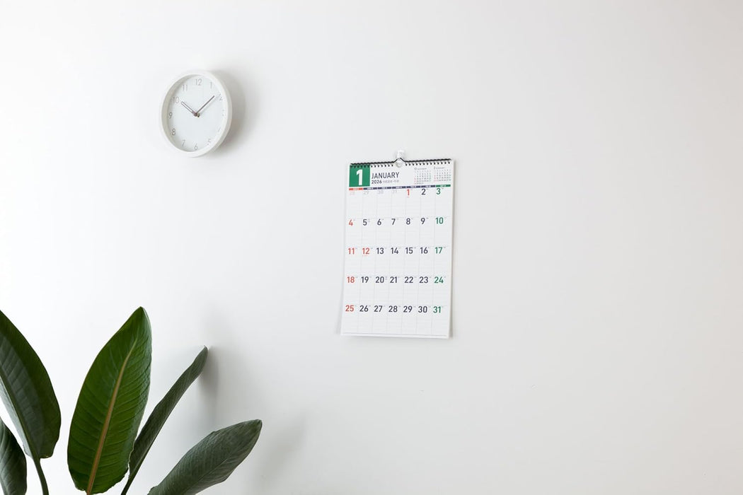 Takahashi 2026 Wall Calendar B4 E70